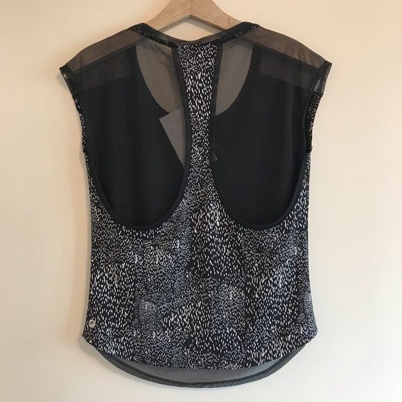 Fabletics | NWT Vanessa Black Mesh Top - Picture 4 of 4